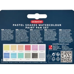 Derwent Pastel Paint Pan, 12 st