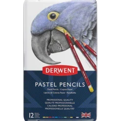 Derwent Pastel Pencils, 12 st