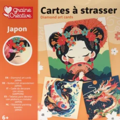 Diamond Art kort 3-pack, Japan