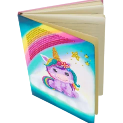 Diamond Painting Notebook Unicorn Smile