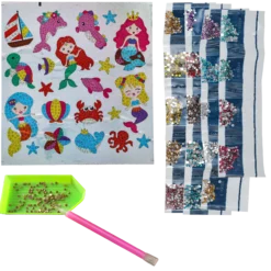 Diamond painting Stickers, Ocean