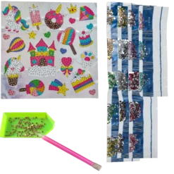 Diamond painting Stickers, unicorn