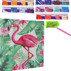 Diamond Painting 30 x 30, flamingo