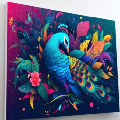 Diamond Painting 30 x 40, Påfågel
