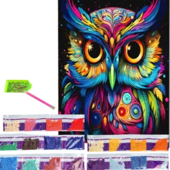 Diamond Painting 30 x 40, uggla