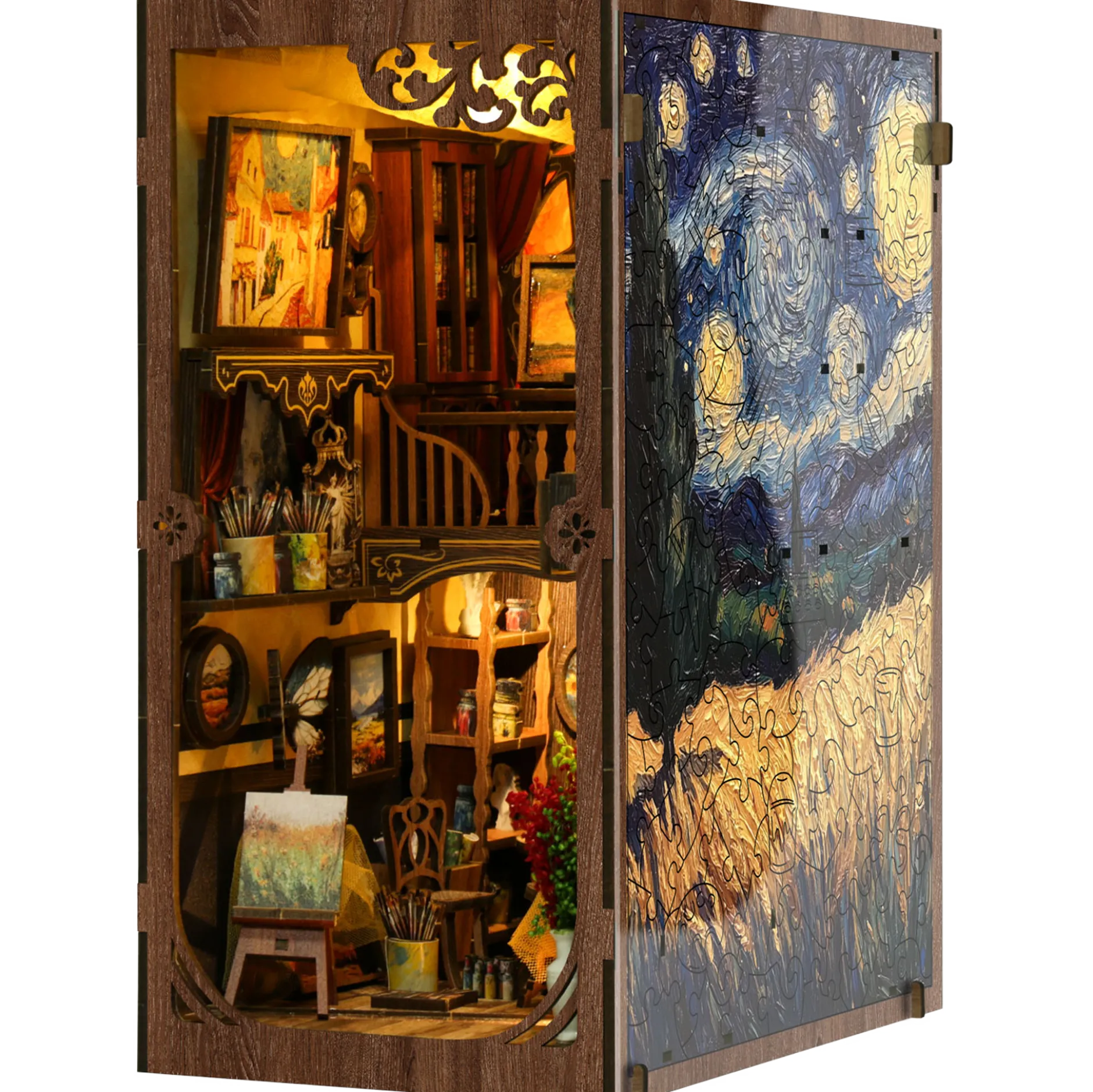 DIY Book Nook Art studio
