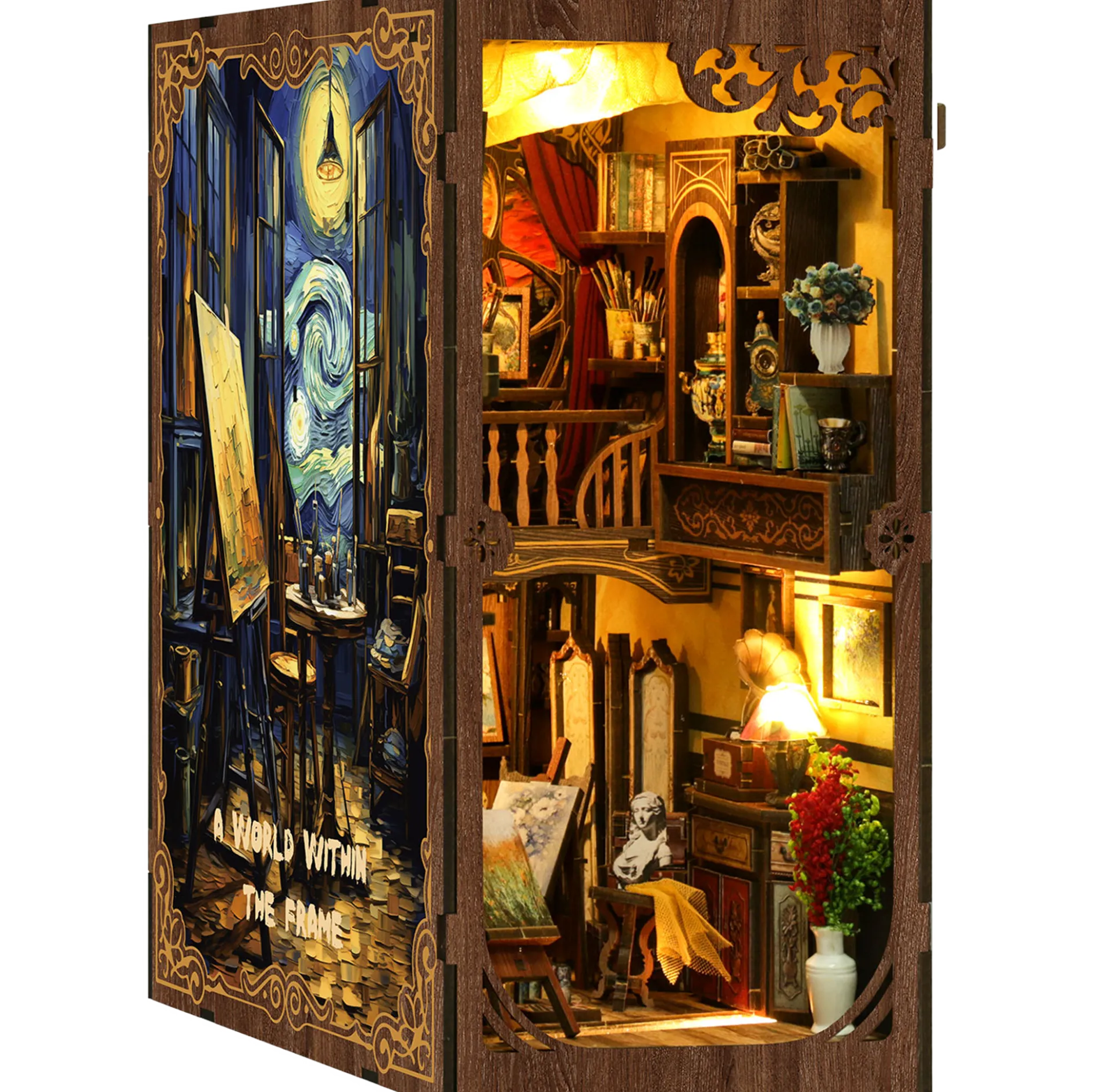 DIY Book Nook Art studio