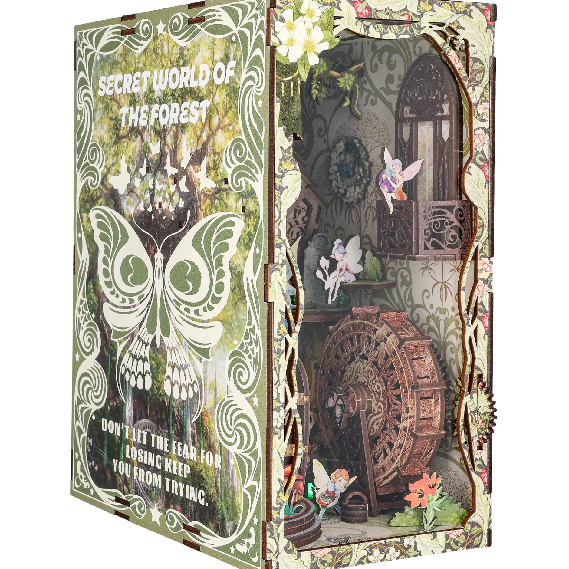 DIY Book Nook Magical Forest