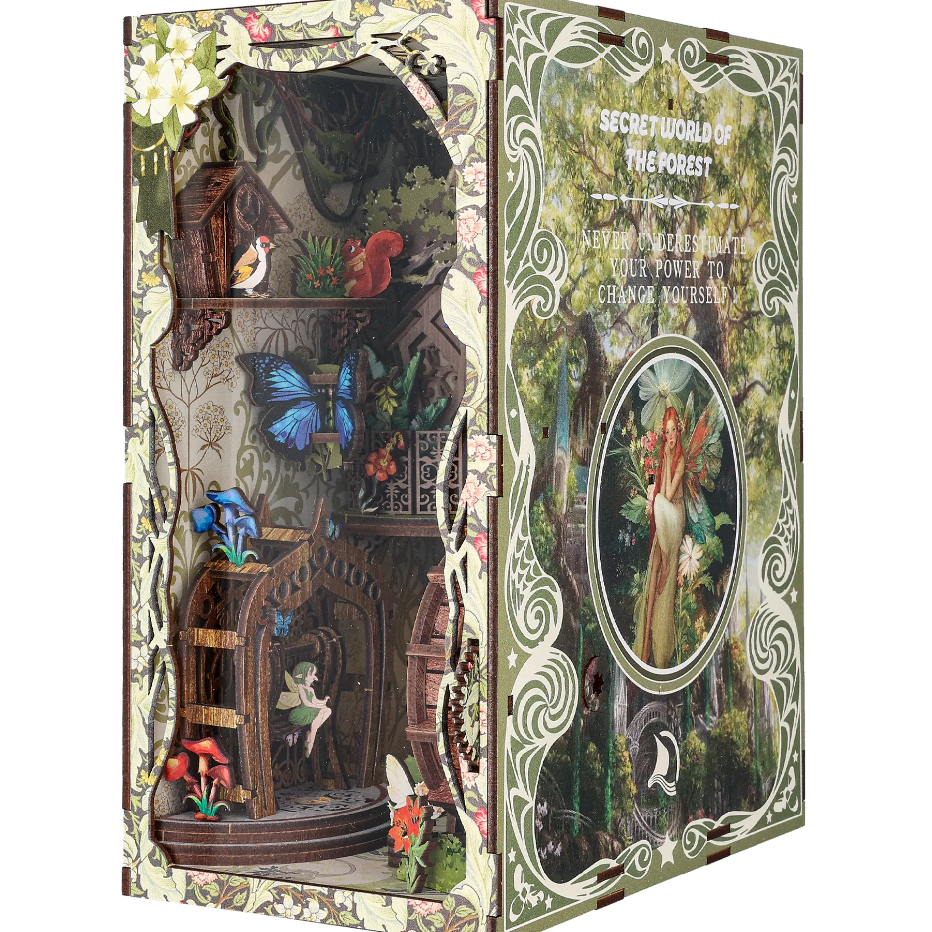 DIY Book Nook Magical Forest