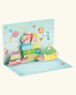 DIY 3D pop-up kort, Födelsedag