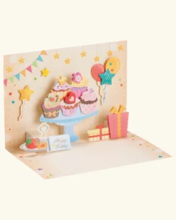 DIY 3D pop-up kort, Födelsedag