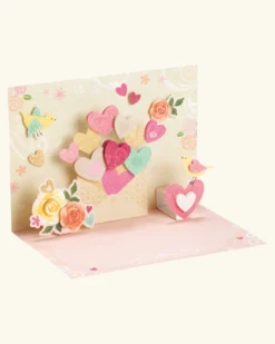 DIY 3D pop-up kort, Romantik