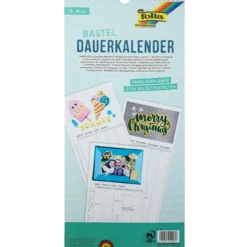 DIY Familjekalender 23x49 cm