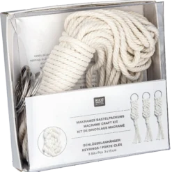 DIY Makramé nyckelring