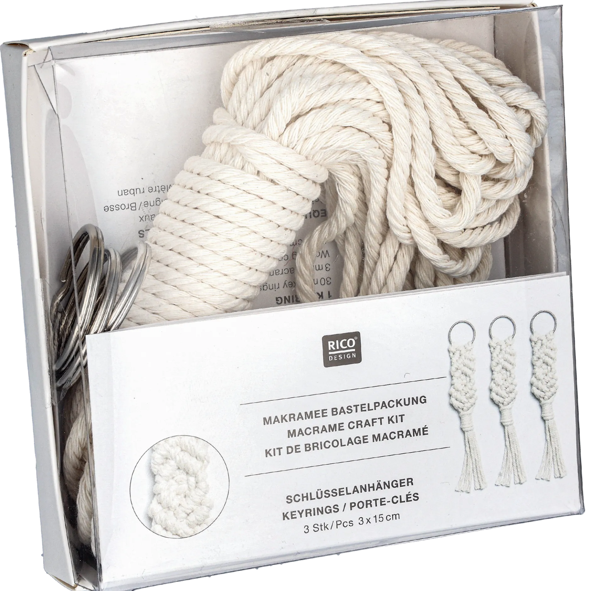 DIY Makramé nyckelring