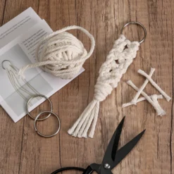 DIY Makramé nyckelring