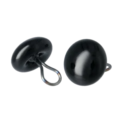 Djurögon 8 mm 5 par, svart