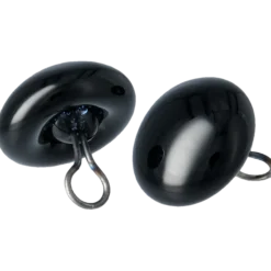 Djurögon 12 mm 3 par, svart
