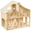 Dockhus med möbler
