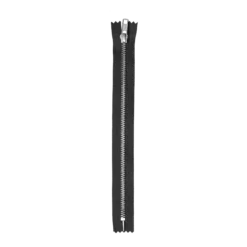Dragkedja 25 cm, svart