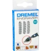 Dremel Gravyrstift 3 st