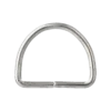 D-ring, förnicklad