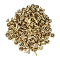 Dubbelnit liksidig 7x8,5 mm 100 st, mässing