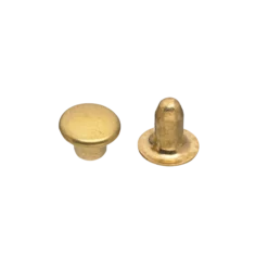 Dubbelnit 7x7 mm50 st, mässing