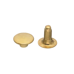 Dubbelnit 10,5x10 mm 50 st, mässing