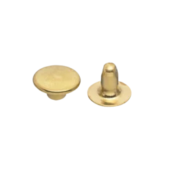 Dubbelnit 10,5x8 mm 50st, mässing