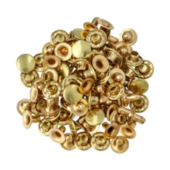 Dubbelnit 10,5x8 mm 50st, mässing