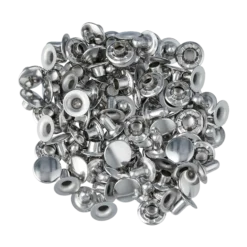 Dubbelnit 10,5x10 mm 50 st, nickelfärgad