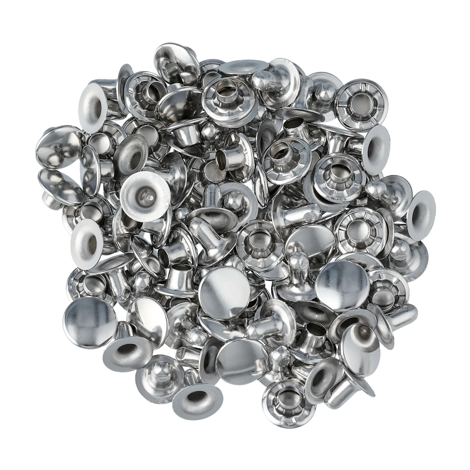 Dubbelnit 10,5x8 mm 50st, nickelfärgad