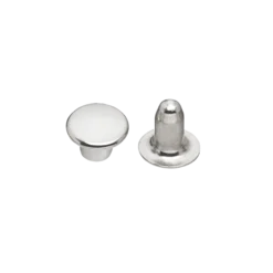 Dubbelnit 7x7 mm50 st, nickelfärgad