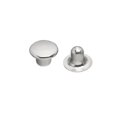 Dubbelnit 7x5 mm50 st, nickelfärgad