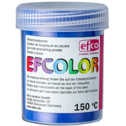 Efcolor smältpulver, blå