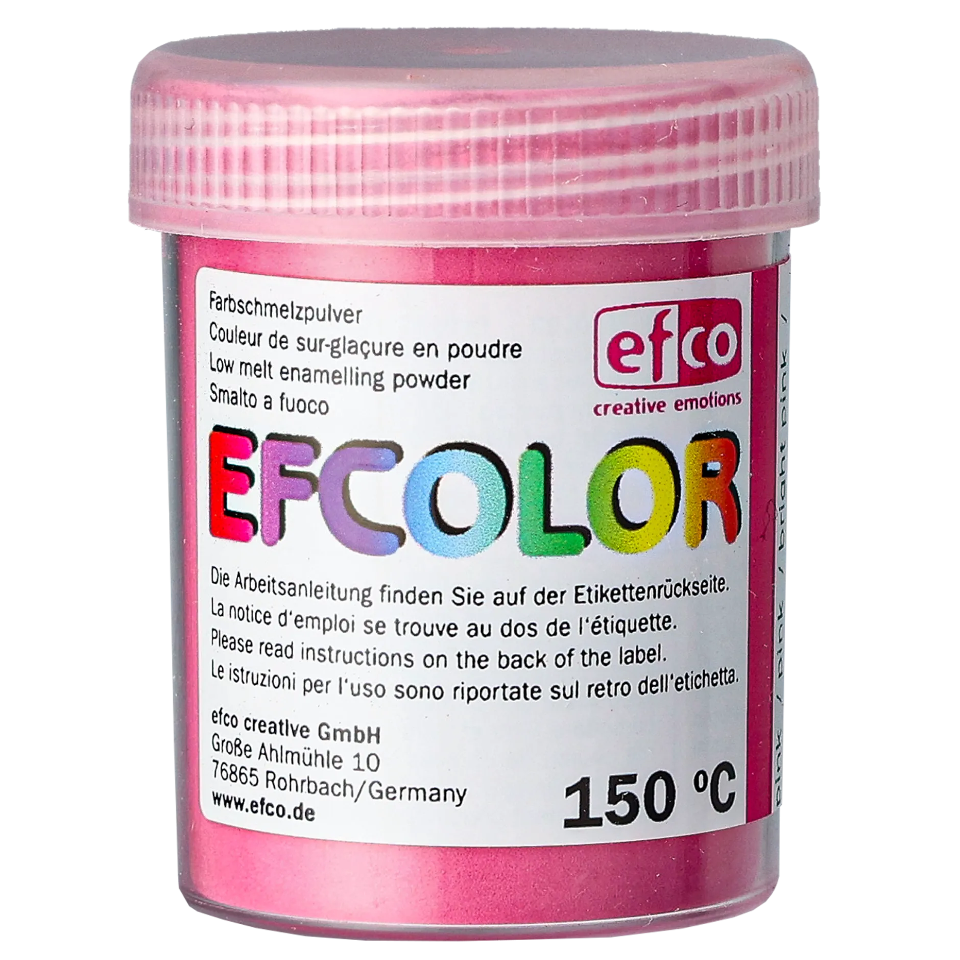 Efcolor smältpulver, cerise