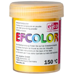 Efcolor smältpulver, guldgul
