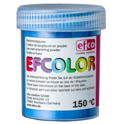 Efcolor smältpulver, ljusblå