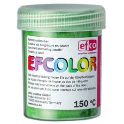 Efcolor smältpulver, ljusgrön