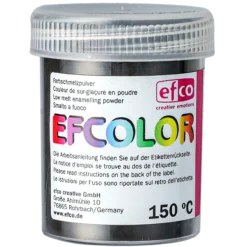 Efcolor smältpulver, svart