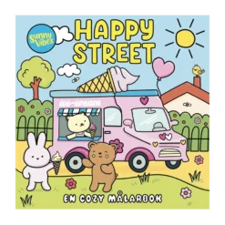 En cozy målarbok, Happy street
