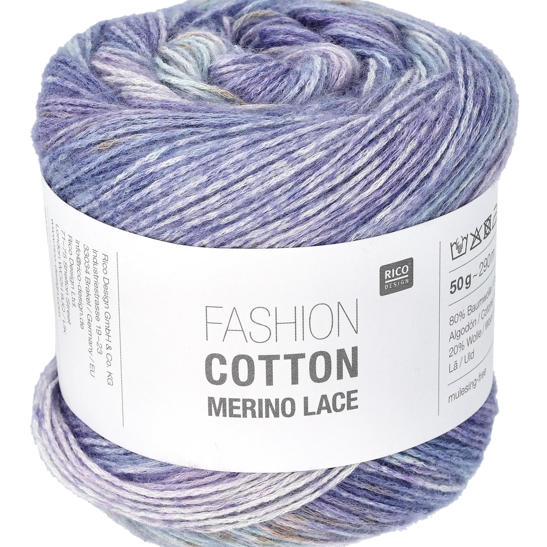 Fashion cotton merino lace, skyline