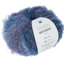 Fashion Meri Mohair Print, Blå violer