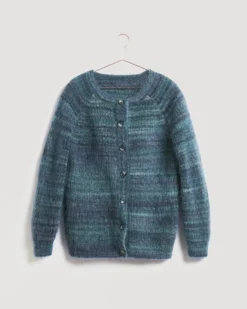 Fashion Meri Mohair Print, Blå violer