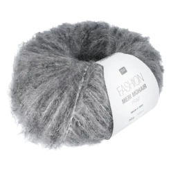 Fashion Meri Mohair Print, Stengrå