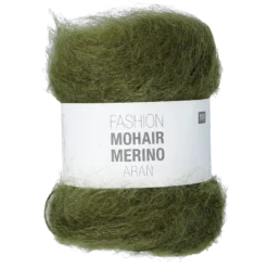 Fashion Mohair Merino Aran, Oliv