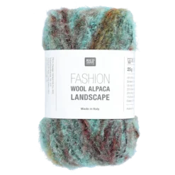 Fashion wool alpaca landscape, Morning sky