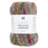 Fashion wool alpaca landscape, Ethno shades