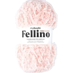 Fellino pälsgarn, ljusblå